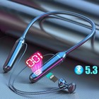 Wireless Bluetooth Neckband Headphones Mic Headset Stereo Earbuds Earphones Us