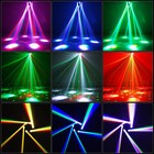 6 Arms Stage Light Led Moving Head Beam Light Bee Eye Laser Dj Disco Party Club