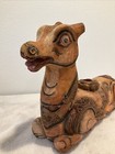 Late 1800sancient 16    X 4 5    Wood Hand Carved Rare Horse Figurine Figure Antique