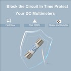 Dpttmlaci Multimeter Fuses 10a 1000v Dc Fast Acting Caremic Fuse For Dc   