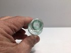Small Round Antique Aqua Medicine Bottle 