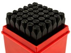 36pc Steel Metal Number And Letter Alphabet Stamping Punch Tool Set Kit