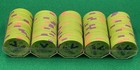 100 Paulson Vineyard Casino  2 Clay Casino Poker Chips Used