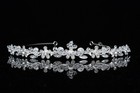 Bridal Floral Crystal Rhinestone Prom Wedding Tiara Headband V610