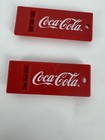 Lot Of 2 Vintage Coca Cola Coke Red Whistle With White Writing Made In Usa