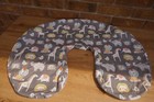 Baby Boppy Pillow Cover Animals Gray Elephant Giraffe Lion Bird Nursing Zip