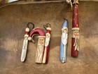Primitive Santa Ornament