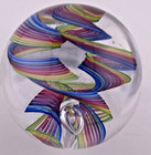 James Alloway  2610 Double Helix Rainbow Strands W dichroic Appx 2 