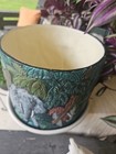 Vintage 1975 Signed Duncan Ceramic Elephant Jungle Flower Pot