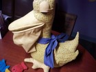1980s  Butterick Stuffed Pelican Teaching Toy Handmade Completed