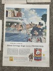 Vintage Magazine Print Ads Lot Of 5 Pet Food Dog Food 1950s Ephemera Friskies