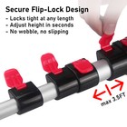 5-24ft Multi-purpose Extendable Pole Telescoping Extension Pole For Pool  Window