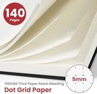 Dotted Spiral Journal Notebook For Women   Men  140 Pages  Bullet Dotted Noteboo