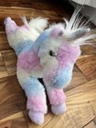 Douglas Anita Rainbow Unicorn Plush Stuffed Animal  19 5 