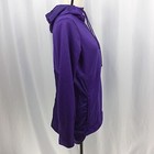Adidas Women s Climawarm Hooded 1 2 Zip Pullover Jacket Size Medium Purple