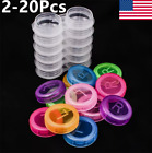 2-20pcs Contact Lens Lenses Case Storage Soaking Mini Travel Eye Care L r Marked