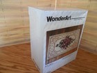 Rare  New sealed  Wonderart Latch Hook Rug Kit  4870   rose Lattice   27x40