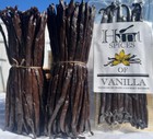 Madagascar Grade A Bourbon Organic Vanilla Beans  7-9 Inches 