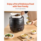 Uimoso 10qt Commercial Soup Warmer With Pot For Food Heating And Serving