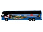 Prevost H3-45 Coach Bus  great Canadian Coaches  Blue With Graphics Limited