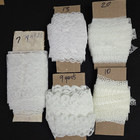 Lot Of 144 Yards Of Vintage Lace Sewing Trim 17  Bundles White Ivory Flat