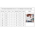 Women s Casual T-shirt Long Sleeve Ruffle V Neck Tops Loose Blouse Floral Tunic