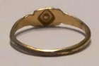 Antique 14k Gold Filled Red Stone Baby Child s Ring Size 4