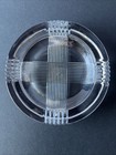 Vintage Mcm Cigar Ashtray Clear Glass 6 25   
