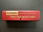 Original Gmc Truck Fleet Special Colors Dealer Sales Brochure Paint Chips