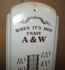 A w Root Beer - When It s Hot    Enjoy A   W -big Vintage - Usa Thermometer Sign