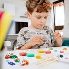  117 Pcs Small Block Polymer Clay Kit  95 Unique Colors   Extra Basic Colors  