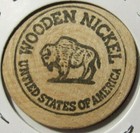 Vintage The Anchorage North East  Md Wooden Nickel - Token Maryland