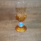 Disney Parks Be Our Guest Light Up Goblets Beauty Beast Cup Gold Castle Souvenir