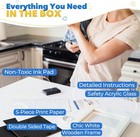 Baby Handprint Kit   Footprint Photo Frame For Newborn Girls And Boys  Unique   