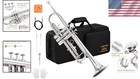 Eastar Bb Trumpet Set - Beginner Student Instrument  Silver