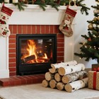12-pack White Birch Logs For Fireplace - Natural Decorative Birch Branches Fo   