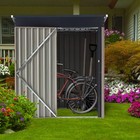 Aecojoy 5  X 3  Outdoor Metal Storage Shed W lockable Door Tool Shed 4 Colors