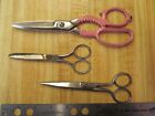 Lot Of 7 Scissors All U s a  Made Including 3 Wiss   2 Kleencut   1 Fremont Cut