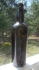 Antique Antediluvian -john Osborn Son   Co-n y - Phil    Montreal Whiskey Bottle