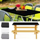 Spandex Fitted Table Cover Rectangular Stretch Tablecloth For Wedding Party 6ft