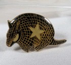 Lot Of 6 Vintage Texas State Lapel Hat Pins Armadillo Duputy Sheriff Whistle