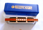 Hohner Blues Harp Ms C Key Silver Diatonic Harmonica  532c Germany Blue Case
