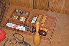 Vintage 1970 s Max Klein Sc-1280 Sewing Storage Box   Contents