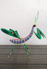 Joaquin Hernandez Vasquez Oaxacan Alebrije Praying Mantis Wood Carving Signed