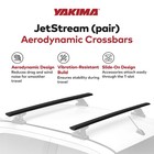 Yakima 50  Pair Rack Crossbars  Compatible W streamline Towers  open Box 