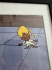 Speedy Gonzales Original Hand-painted Animation Production Cel On Printed Bkrgnd
