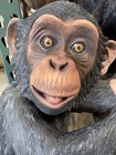 Hanging Monkey Chimpanzee Life Size Statue Congo Animal Prop Resin Decor Display