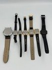 Vintage Ladies Fashion Watch Lot 7pc Lorus Tank Sentry Digital Quartz Repair