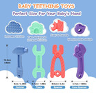 Baby Teether  original  - Silicone Teething Toys For Babies  Tools Set Shape Tee