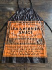 Vintage Oilskin Advertising Apron Lea   Perrins
